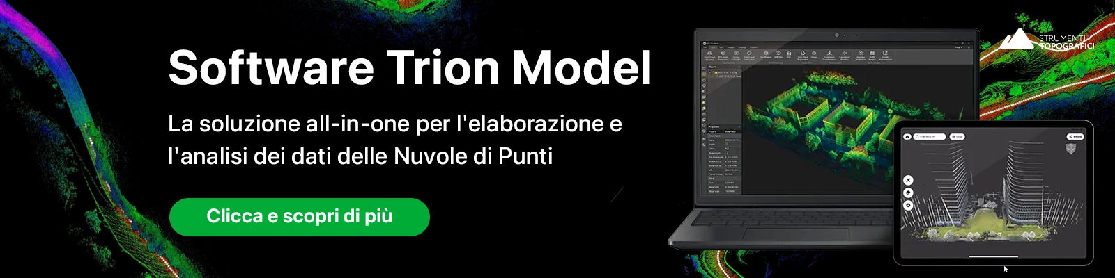 Banner Trion Model software elaborazione nuvole di punti SLAM