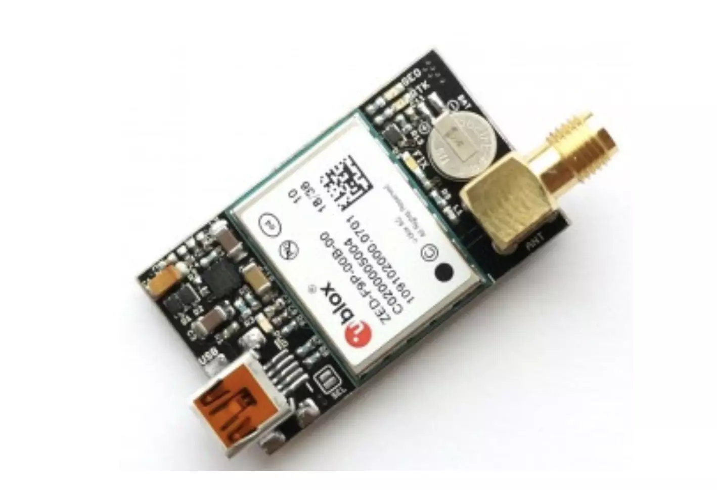 Board con scheda Ublox F9P integrata