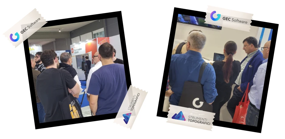 Dimostrazione laser scanner e software Rilievo SAIE 2023