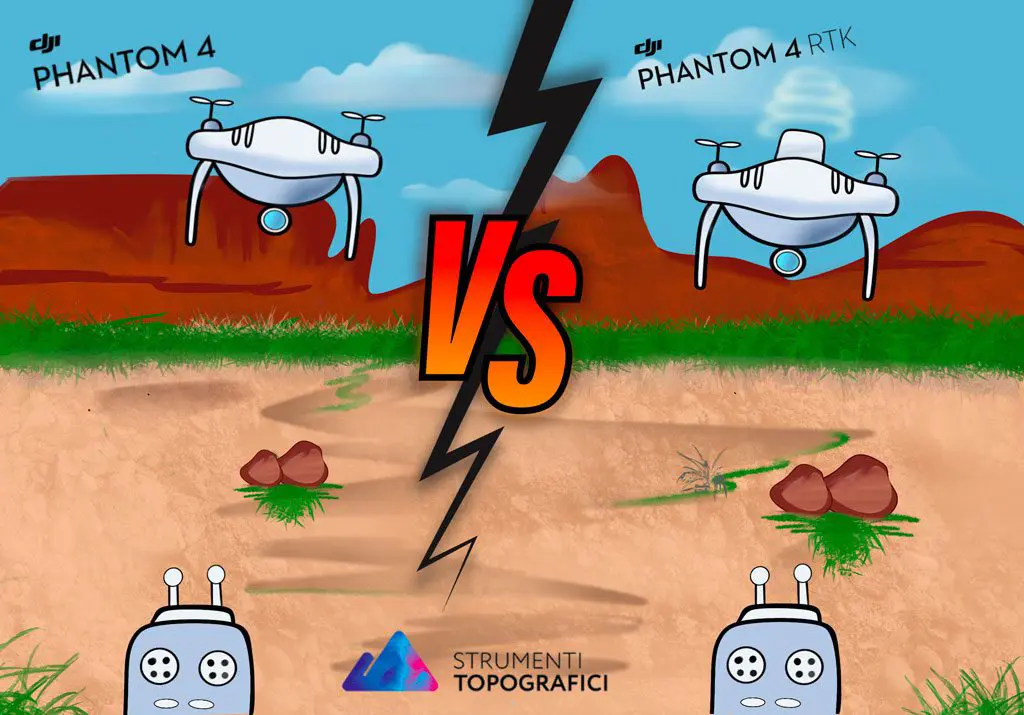 Drone RTK vs Drone normale