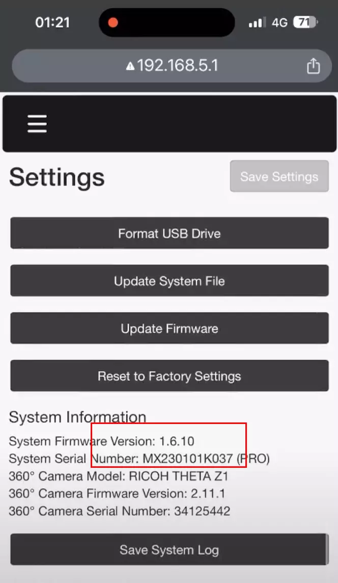 Nuova versione del firmware iGUIDE Planix