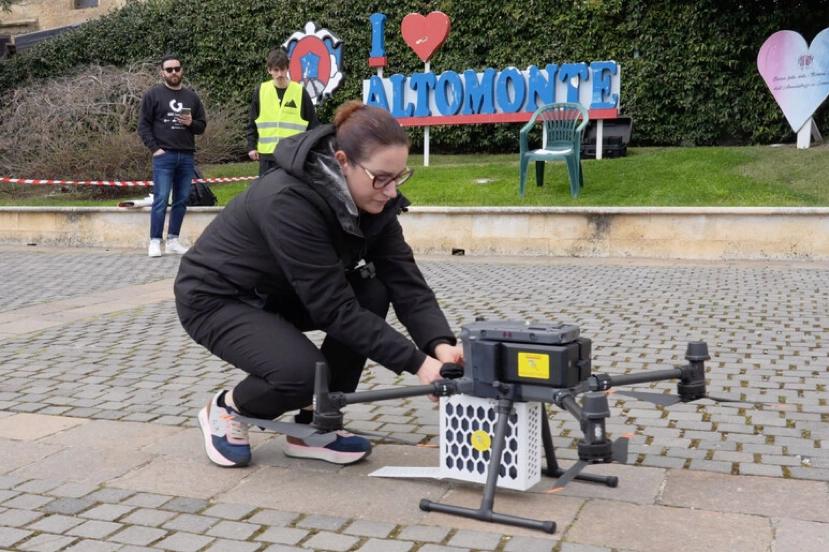 Progetto altomonte drone batte ambulanza