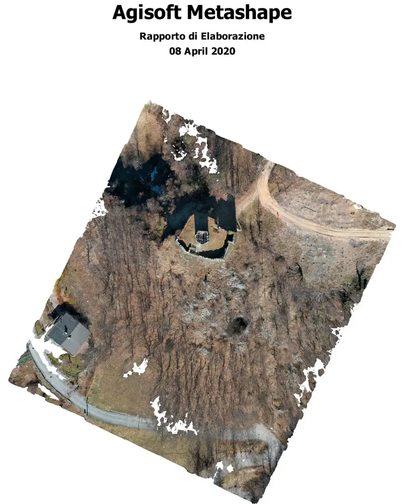 Fig. 17 - Rapporto di elaborazione con Metashape