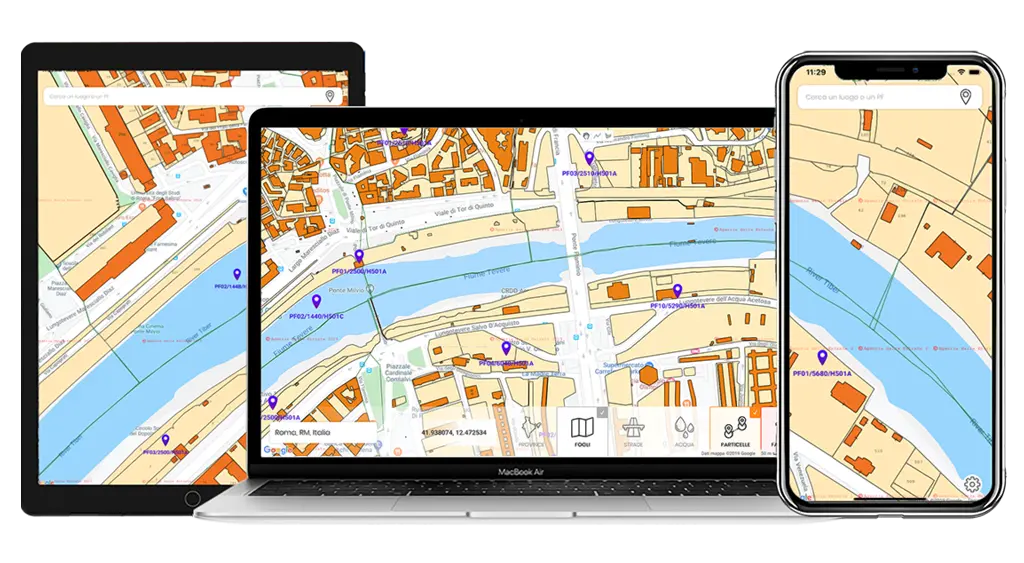 TMap è disponibile su cellulare, tablet e pc