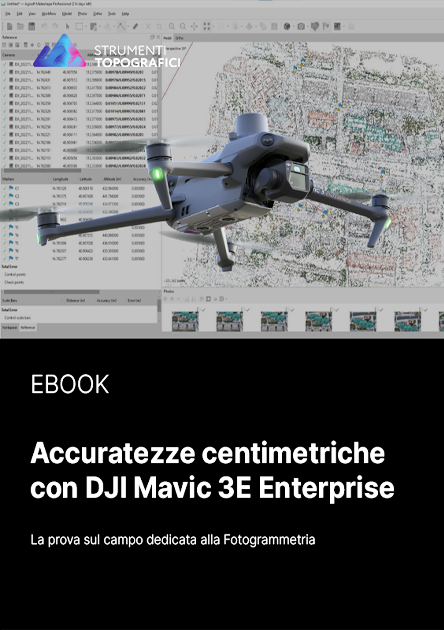 Accuratezze centimetriche con DJI Mavic 3 Enterprise: scarica gratis l'ebook di Strumenti Topografici