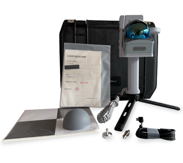 fjd v4e lidar kit nella confezione strumenti topografici