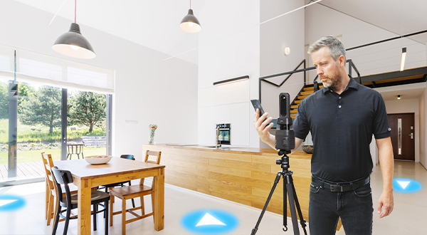 laser scanner per interni settori immobiliare strumenti topografici