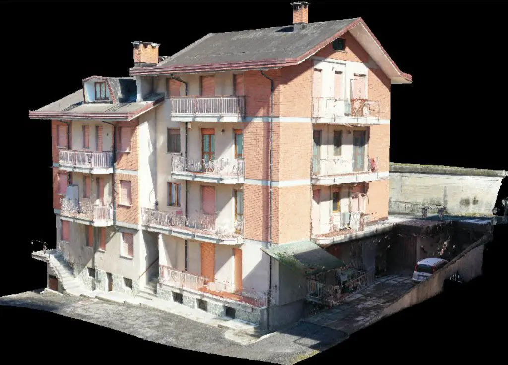 Modello tridimensionale del fabbricato