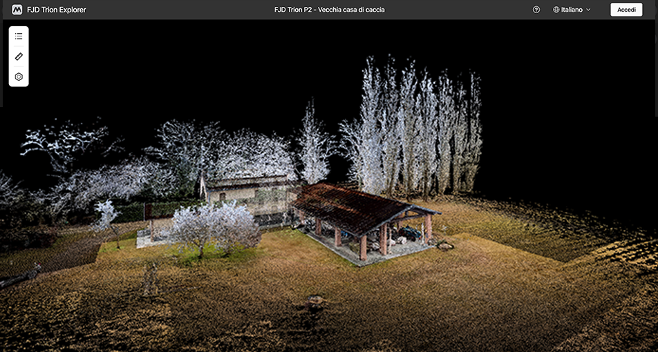 Nuvole di punti slam - software strumenti topografici