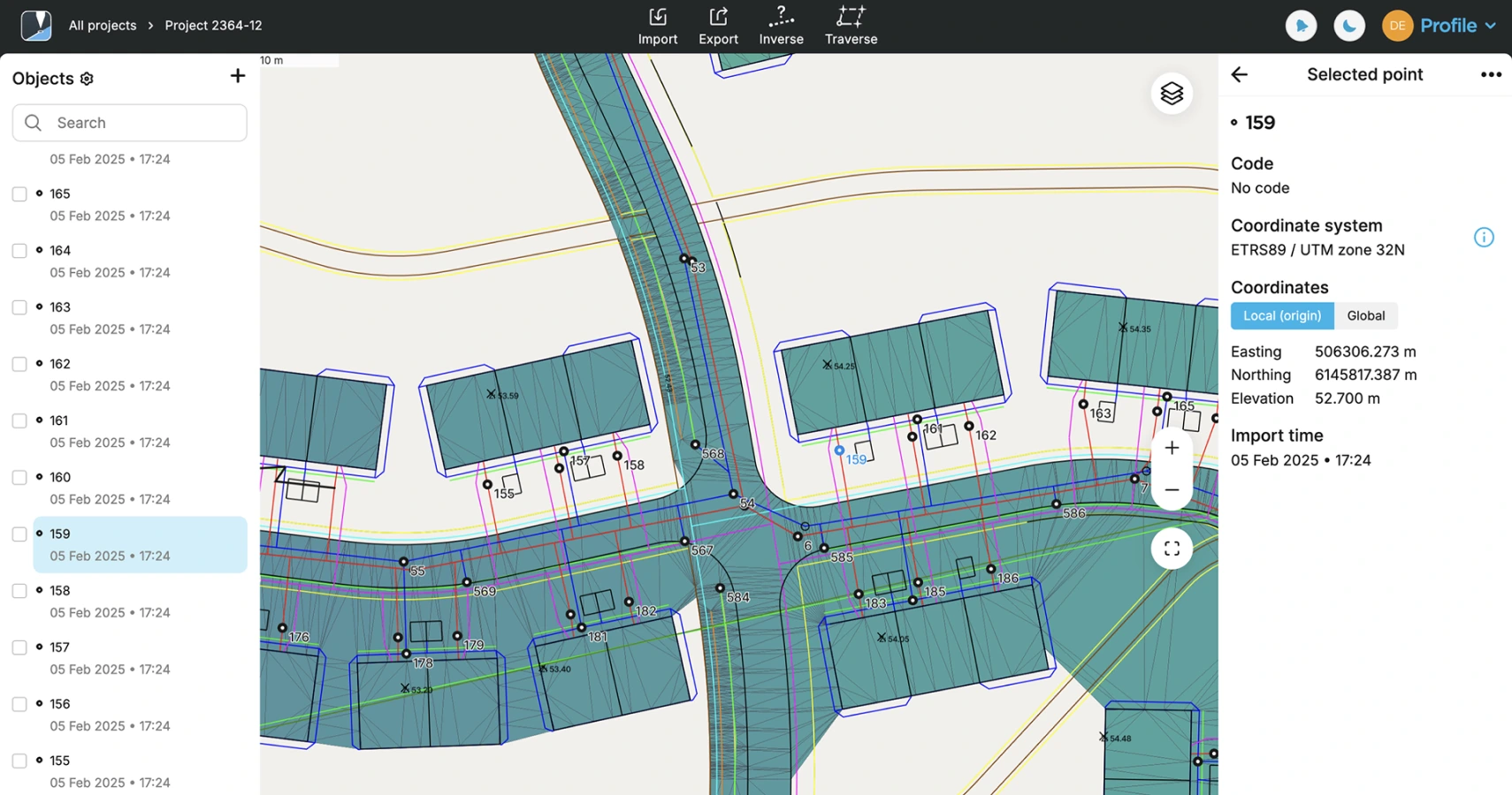 progetti cad app emlid flow strumenti topografici