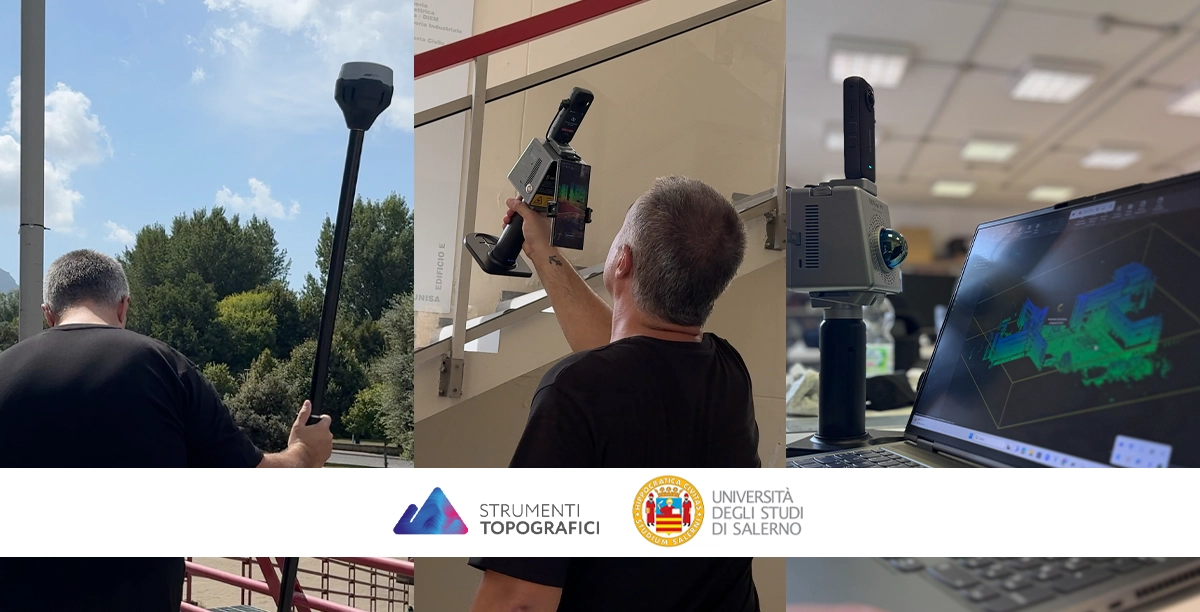 L’Università di Salerno sotto i riflettori del Trion P1: un rilievo SLAM che fa la differenza!