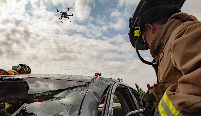 sicurezza e protezione civile droni dji serie enterprise strumenti topografici