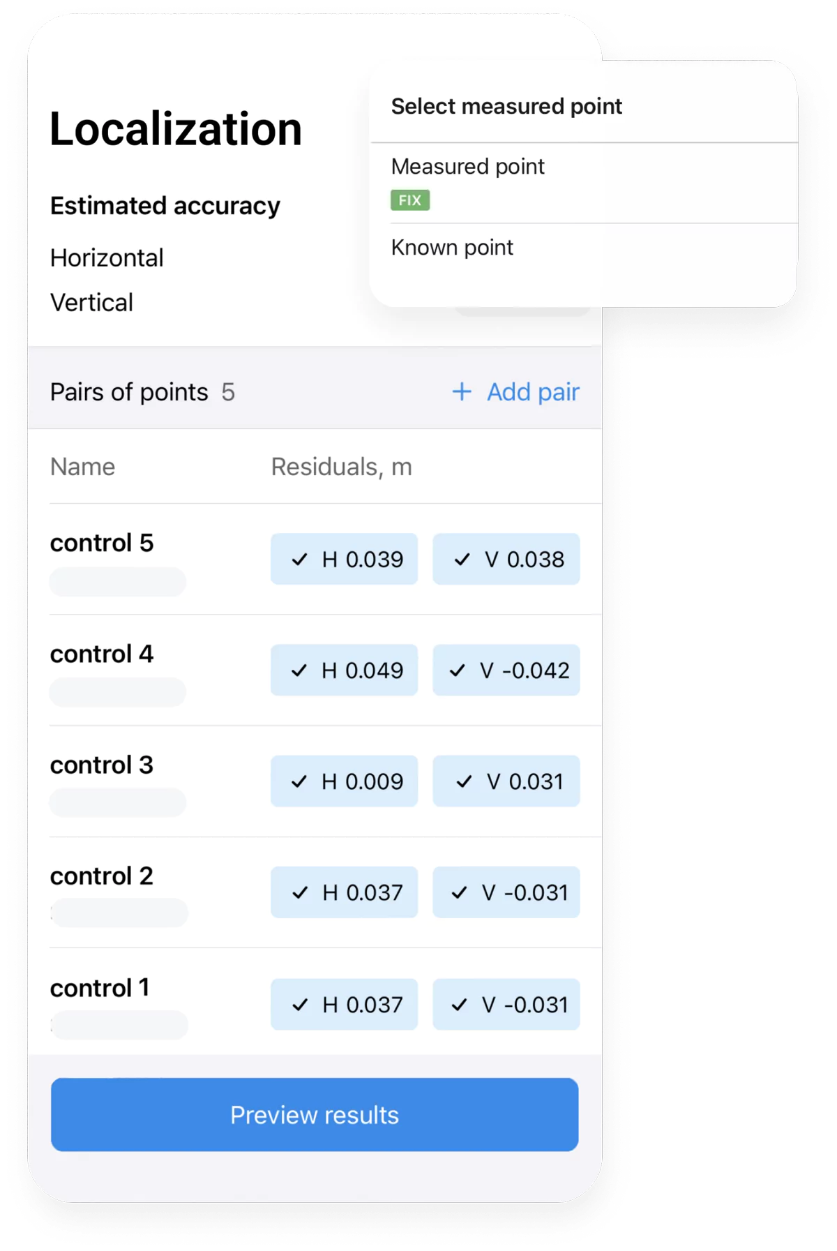 spostamento di base e localizzazione app emlid flow strumenti topografici