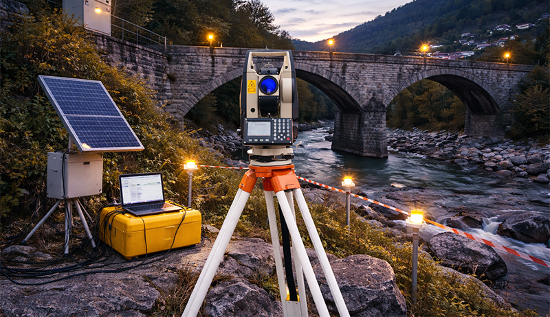 stazioni totali per rilievo urbano - strumetni topografici