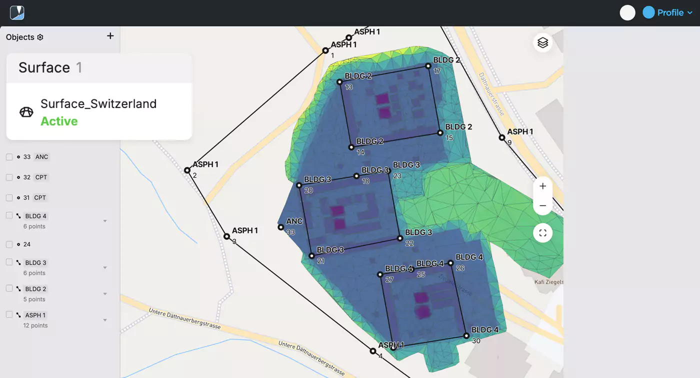  superfici app emlid flow strumenti topografici