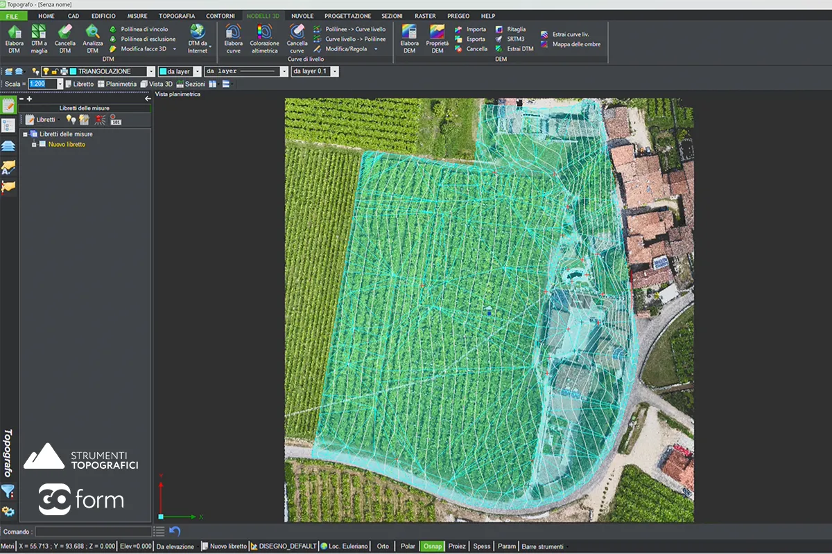 topografo triangolazioni corso come rilevare un terreno con drone