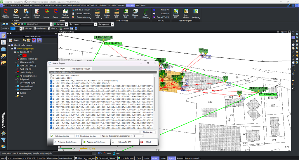 topografo software catasto e pregeo strumenti topografici