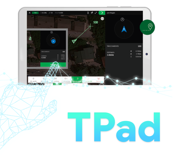 Software TPad per la topografia da campo