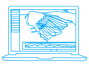 Disegno rappresentativo PC con QBase