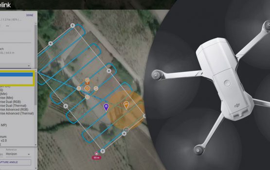 DJI Mavic Mini 2 con Dronelink per volare per Waypoint