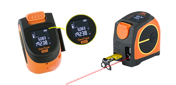 Flessometro Laser GeoTape 2in1
