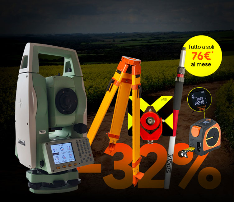 Stazione totale Galileo TS-402R con accessori in promozione