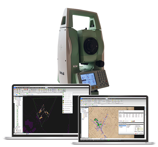 Stazione totale Galileo TS-402R per la topografia con Topografo nei moduli T ed R