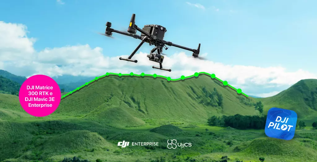 Volare su terreni inclinati con droni DJI