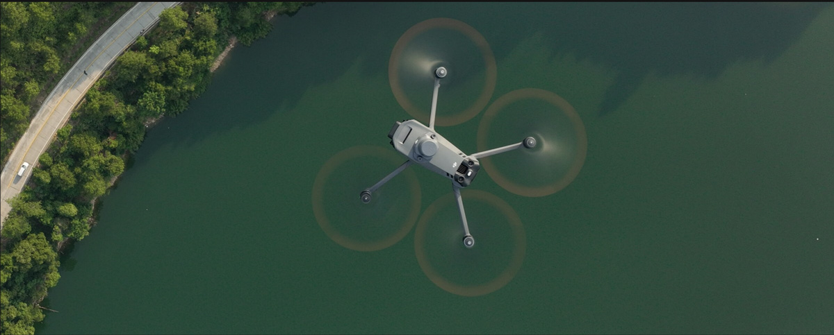Monitoraggio-dell'arricchimento-dell'acqua-DJI-Mavic-3-Multispectral